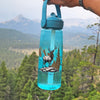 High Country Elk Logo BPA Free, Flip Straw, Shatter Proof Water Bottle