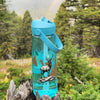 High Country Elk Logo BPA Free, Flip Straw, Shatter Proof Water Bottle