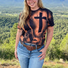 On Fire For Jesus, Handmade Limited Edition Women's  T