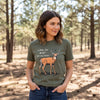 Follow the WORD Not the Herd, Women's Christian Deer T