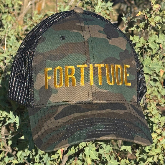 FORTITUDE Camouflage Meshback Hat, Unisex