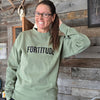 FORTITUDE Premium Embroidery Vintage Wash Pullover