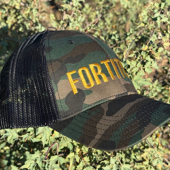 FORTITUDE Camouflage Meshback Hat, Unisex