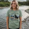 Women's Black Lab, Good Ol Dogs & God, Will Never Let You Down T