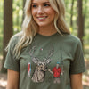 The Great Outdoors Women's T, Olive, Stone or Sand