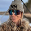 River to Ridge R to R Grey Cuffed Beanie, Unisex