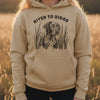 Hunting Dog Heavyweight Unisex Hoodie, Deadwood Camo or Sandstone
