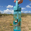 High Country Elk Logo BPA Free, Flip Straw, Shatter Proof Water Bottle