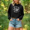 Hog Hunting Cropped Hoodie