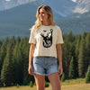 Hooked On the Outdoors Boxy T, Charcoal or Ivory