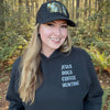 SALE Jesus, Dogs, Coffee, Hunting: Embroidery Hoodie, FREE Shipping