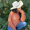 Jesus, Dogs, Coffee, Hunting: Women's Vintage Wash Cotton Pullover