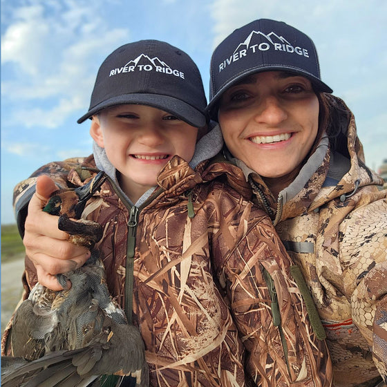 Youth River to Ridge Hat, Kids Unisex, Black or Navy