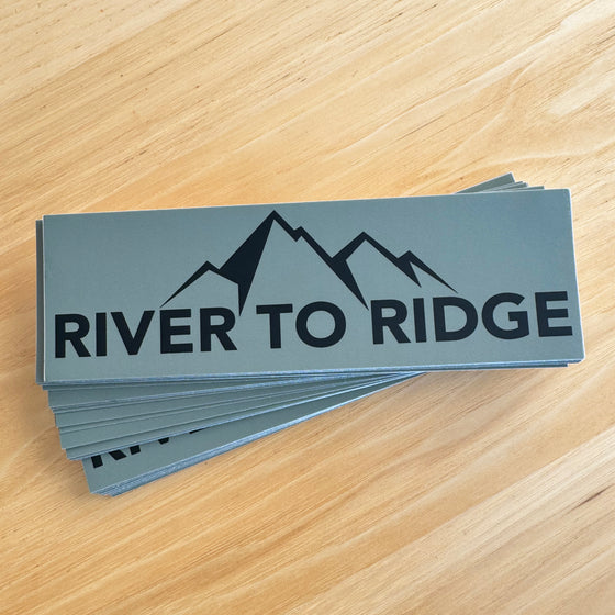 River to Ridge Logo Stickers, FREE Shipping