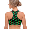Mallard Duck Print Non Toxic UPF 50 Sports Bra