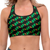 Mallard Duck Print Non Toxic UPF 50 Sports Bra