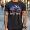 Men's River to Ridge Moose Logo T, Navy or Black