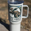 River to Ridge Moose Stainless Steel Travel Mug, 25 & 40oz