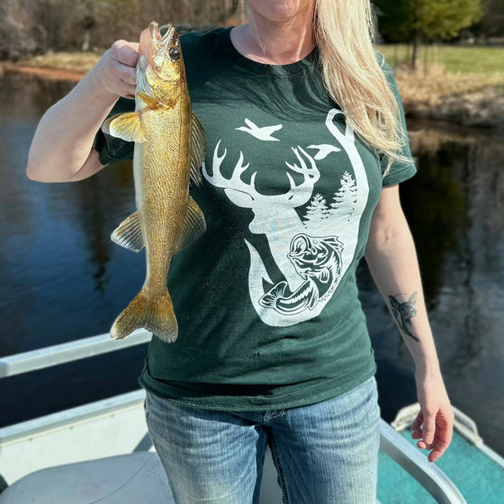 Hooked on the Outdoors Women's T