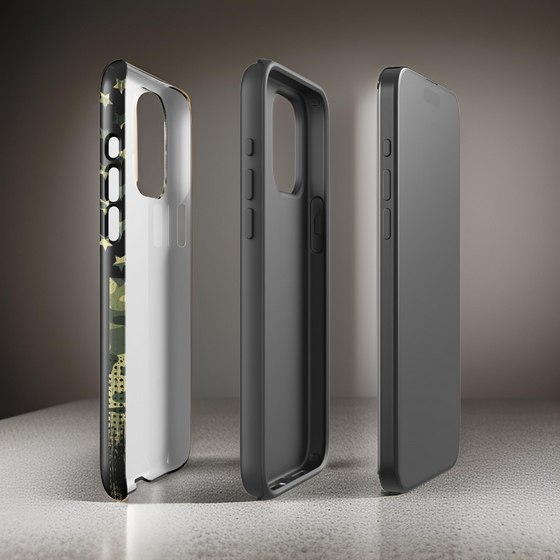 dual layer phone case / tough case break out of layers