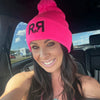 River to Ridge Hot Pink Knit Hat w/ Pom Pom