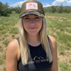 FAITH, Women's Trucker Patch Hat, Camo or Black