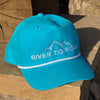 River to Ridge Turquoise Women's Rope Hat
