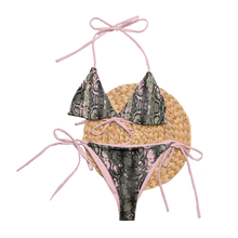  FREE Shipping, Snakeskin String Bikini, Padded, UPF 50