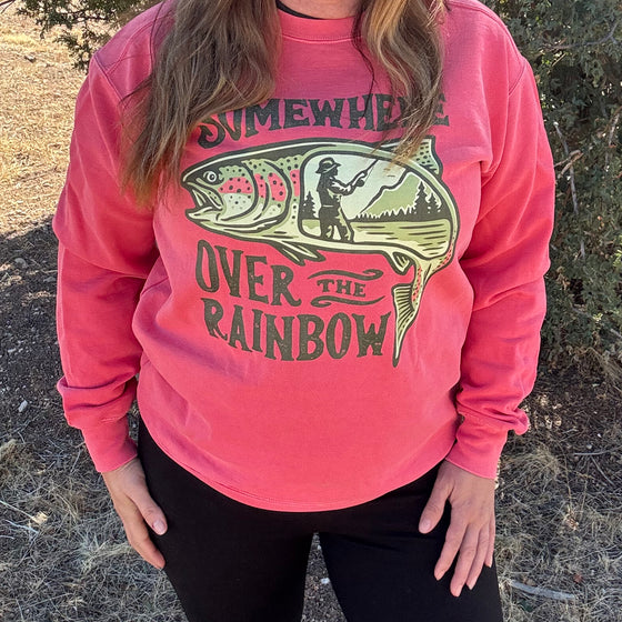 Women's Rainbow Trout Vintage Wash Pullover