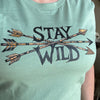 Women's Stay Wild Archery Logo T Shirt