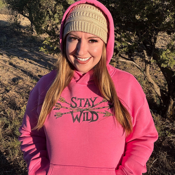 Women’s Stay Wild Arrow Hoodie, 2 Colors