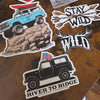 FREE Shipping, WILD Antler Stickers