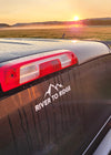 River to Ridge White Window Transfer Stickers, FREE Shipping