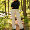 Topographical Map Wide Leg Cotton Lounge Pants