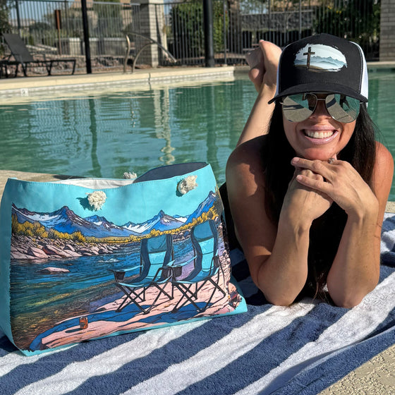 Camo Cross Christian Printed Outdoorsman's Snapback Hat, Unisex