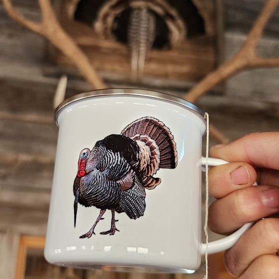Enamel Camping Mug, Turkey Logo