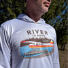 UPF 50 Backcountry Taxi Alaska Bush Plane Men's Hoodie