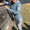 Women's Camo Cross Christian UPF 50 Hoodie Matthew 16:26