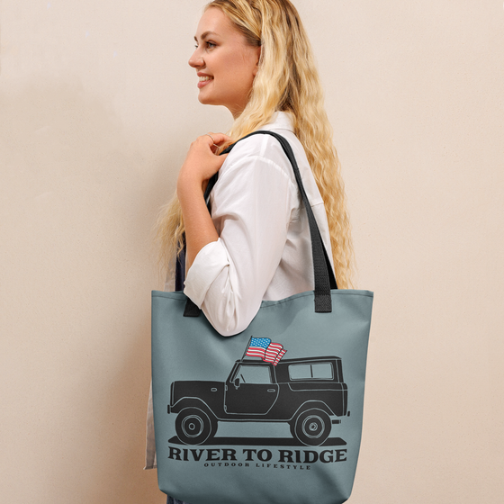 Tote Bag: River to Ridge Offroad USA Logo