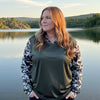 Women's Watercolor Camo UPF 50 Lightweight Sports Hoodie