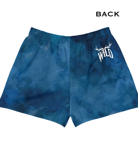 Athletic Shorts w/ Pockets, WILD Antler, UPF 50, Non-Toxic