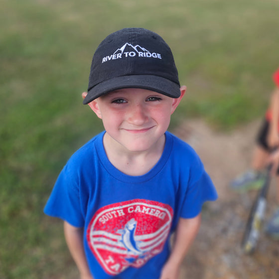 Youth River to Ridge Hat, Kids Unisex, Black or Navy