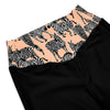 Zebra Flared Leggings, Lifting w/ Hidden Pocket, XS-4XL