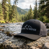 Black & Grey River to Ridge Meshback Hat