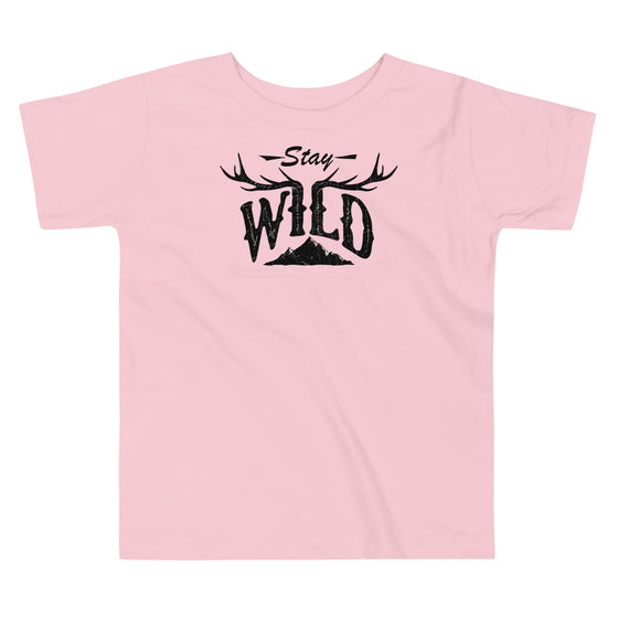 Toddler Stay Wild Shirt, 2T- 5T, Non Toxic Inks