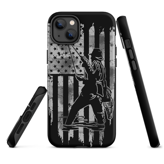 Dual Layer iPhone® Tough Case, FREE Shipping, Fishing USA Patriotic