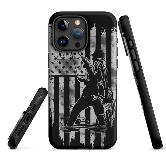 Dual Layer iPhone® Tough Case, FREE Shipping, Fishing USA Patriotic