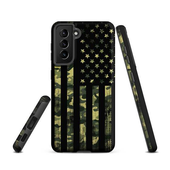 Samsung® Dual Layer Tough Case, Camo Flag, FREE Shipping