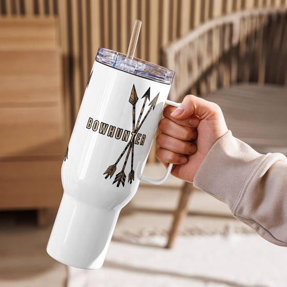 Bowhunter, Archery Stainless Steel Travel Mug, 25 or 40oz