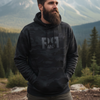 Black Camo River to Ridge Heavyweight Premium Hoodie